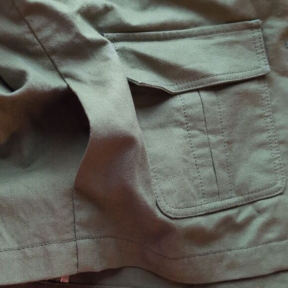Ellie Mae Olive Utility Field Jacket M - Picture 12 of 16